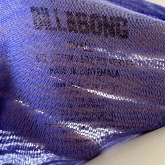 Billabong Purple Graphic burnout Tee - Picture 6 of 6